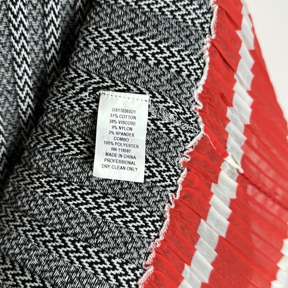 GREY by Jason Wu Chevron Knit Dress size L - Picture 12 of 14